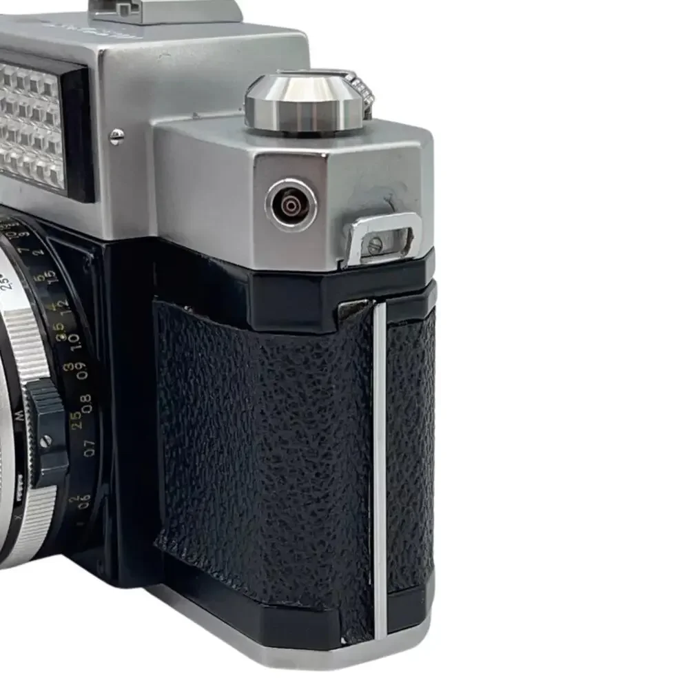 Nikkorex 35 Leaf Shutter SLR Film Camera w/ Nikkor-Q 50mm f/2.5 Lens – VTG Japan